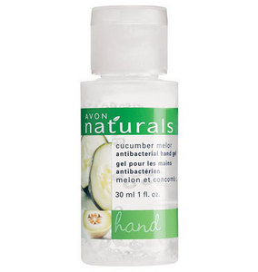 Naturals antibacterial mini hand gel in cucumber melon